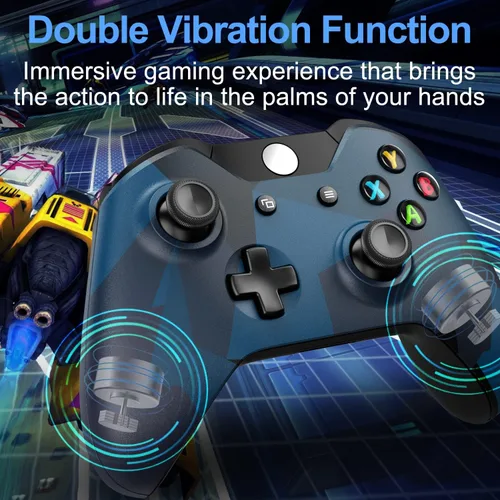 Vista 5 de Controlador inalámbrico compatible con Xbox One, Xbox One XS, Xbox Series XS, PC Windows, Xbox Game Controller con conector de auriculares