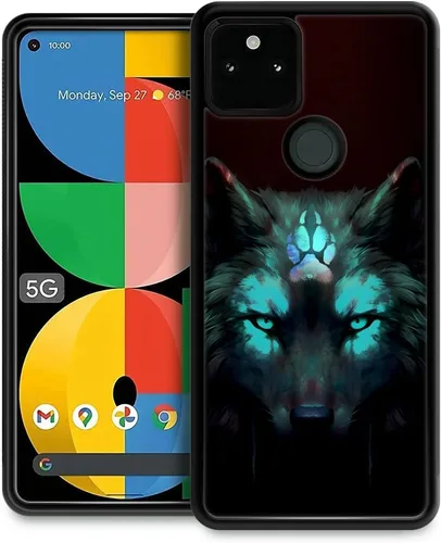 Vista 39 de CARLOCA Funda compatible con Samsung Galaxy S23 Plus, diseño gráfico de identidad negro espiritual lobo, a prueba de golpes, antiarañazos