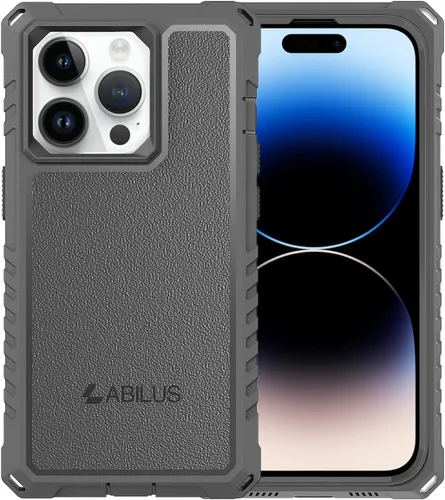 Vista 9 de Funda para iPhone 13/14 [6.1 pulgadas], a prueba de caídas de grado militar de 12 pies, resistente cobertura de cuerpo completo de 360°