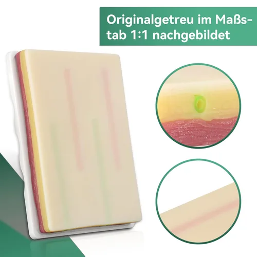 Vista 2 de Medarchitect Venipuncture IV - Modelo de almohadilla de entrenamiento de inyección con 4 venas incrustadas y 3 capas de piel para estudiantes