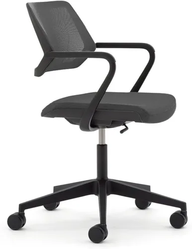 Vista 10 de Steelcase Silla QiVi, tela azul Jay