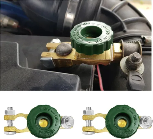 Vista 7 de Dickno Interruptor de Desconexión Rápida de Batería de Poste Superior, Interruptor Maestro Aislador de Batería Automática para Corte de Desconexión