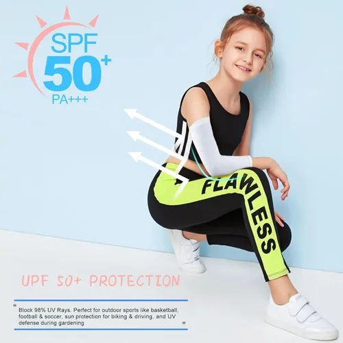 Vista 2 de Luwint Mangas para brazos UPF50+ para niños/adultos Protección solar refrescante UV, para deportes y al aire libre (2/4/6 pares) - Ligeras