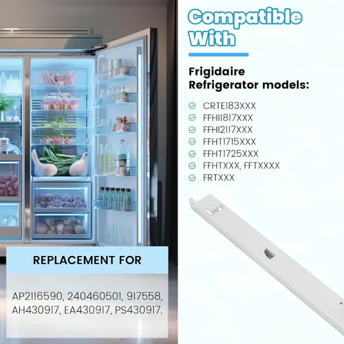 Vista 2 de Kojem 240530601 - Percha para cacerola (izquierda) compatible con Frigidaire Riel de riel de riel de riel de plástico ABS