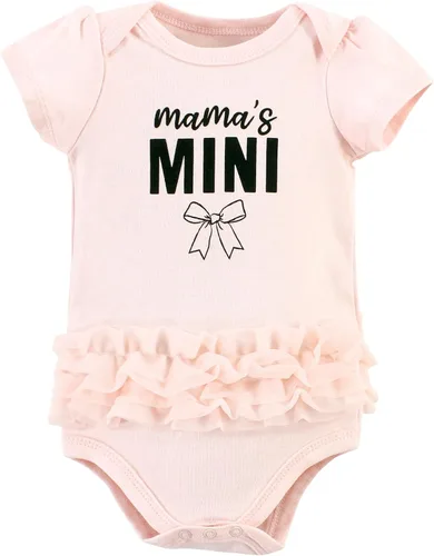 Vista 496 de Hudson Baby baby-girls Cotton Bodysuits 3-pack