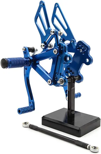 Vista 11 de FXCNC Juego de estriberas ajustables CNC Billet para motocicleta, reposapiés trasero compatible con Ninja ZX6R ZX-6R ZX636 1999-2002, Ninja ZX9R