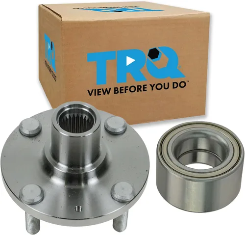 Vista 56 de TRQ Juego de 2 rodamientos de rueda delantera y conjunto de cubo compatible con Tesla 3 2020 Y 2018-2019 para Tesla 3 2020 Tesla Y AWD 2018-2019