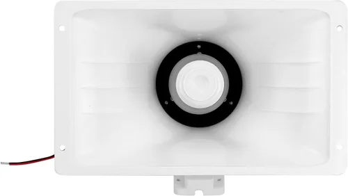 Vista 8 de QWORK Altavoz de bocina PA de 50 W y 8 ohmios - Proyección de voz clara para almacén, escuela y taller