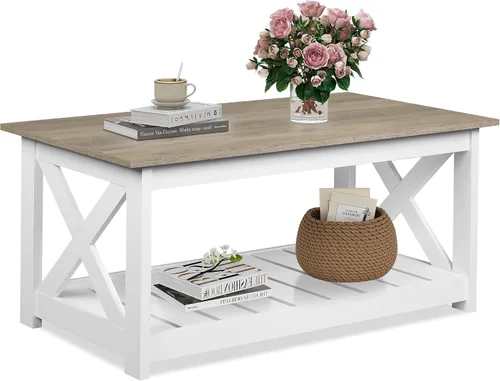 Vista 12 de WLIVE Mesa de Centro, Mesa de Centro Elevable de 39 pulgadas con Compartimento Oculto, Cajones de Almacenamiento y Estante de Almacenamiento