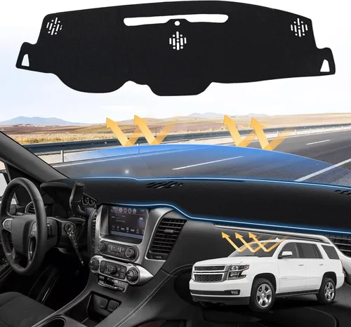 Vista 39 de Sunsdrew - Cubierta de salpicadero para Dodge Ram 1500 2500 3500 2010-2018