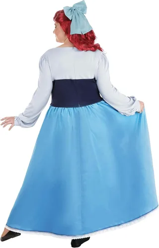 Vista 7 de Disfraz de vestido azul Ariel de The Little Mermaid talla grande