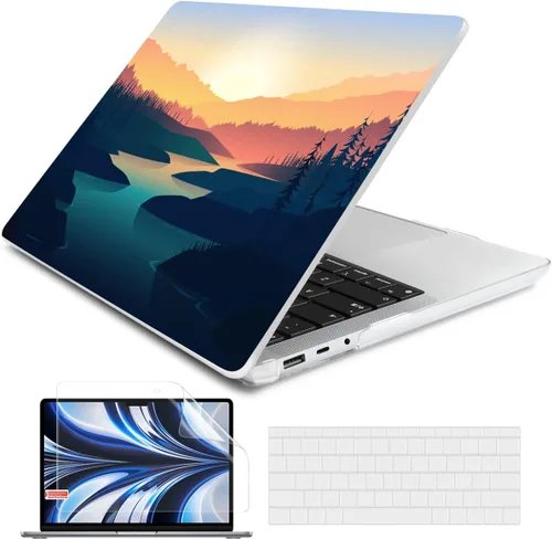 Vista 30 de Batianda Funda personalizable para portátil Microsoft Surface 5 4/3 de 13,5 pulgadas con reposamanos Alcantara modelo 1950/1867, carcasa rígida