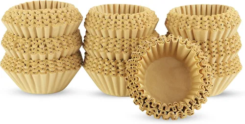 Vista 3 de Filtros de café desechables para cesta de 8 a 12 tazas (Natural sin blanquear, 200)