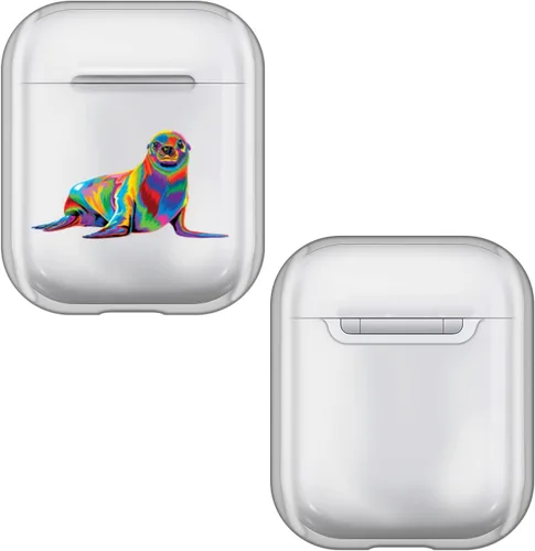Vista 7 de Head Case Designs P.D. Moreno - Funda de carga de cristal duro transparente con licencia oficial de P.D. Moreno, con diseño de animales