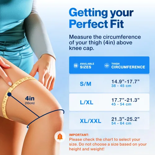 Vista 3 de Modvel ELITE - Rodillera para hombres y mujeres, almohadillas de gel para rótula y estabilizadores laterales para ACL, recuperación de desgarro