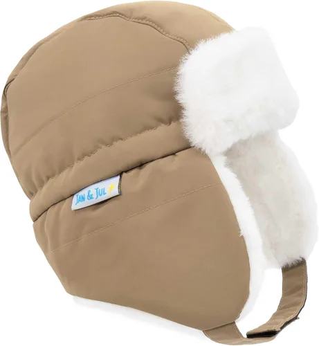 Vista 33 de JAN & JUL Gorro de invierno impermeable para bebés y niños Oso