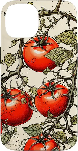 Vista 4 de Funda de jardinería de tomates vegetales y tomate para iPhone 17