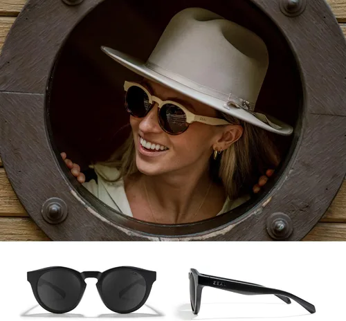 Vista 2 de Zeal Optics Crowley Gafas de sol polarizadas basadas en plantas para hombres y mujeres
