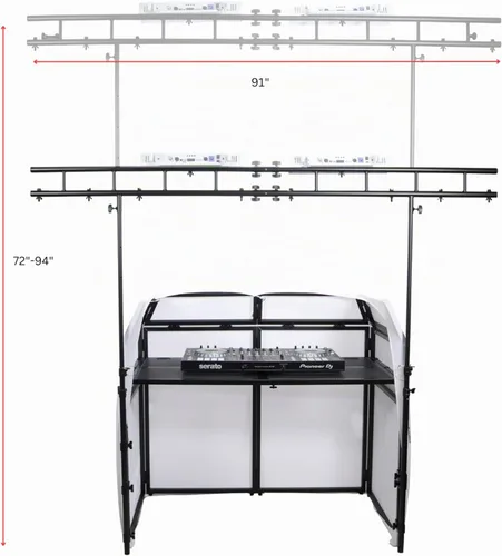 Vista 2 de ProX XF-MESATRUSS - Soporte de iluminación para mesa-fachada, compatible con MESA MK2 y MESA Media