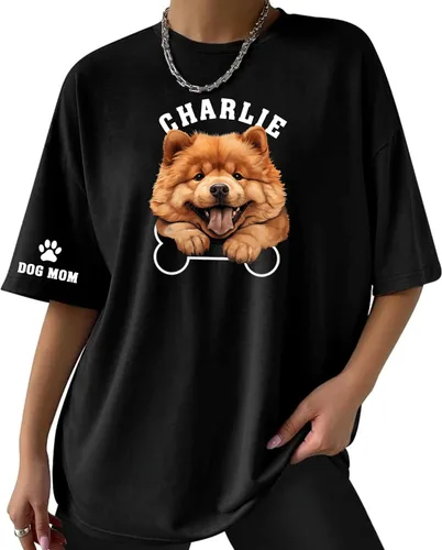 Vista 5 de Sudadera con capucha para mamá de perro, camisa para mamá, regalos para mamá de perro para mujeres, sudaderas con capucha para perro para mujer