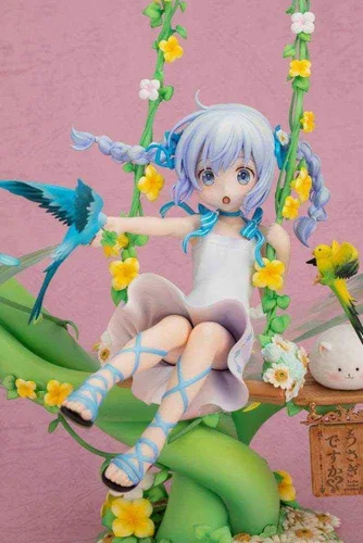 Vista 6 de F:Nex AUG188789 is The Order a Rabbit?: Chino Flower Swing 1: Figura de PVC a escala 7, multicolor