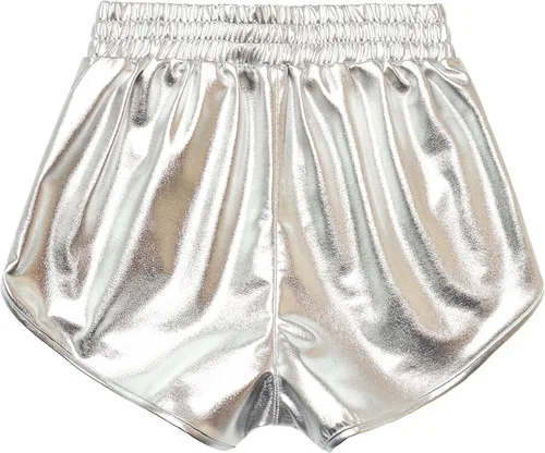 Vista 2 de Perfashion - Pantalones cortos metálicos brillantes para niña