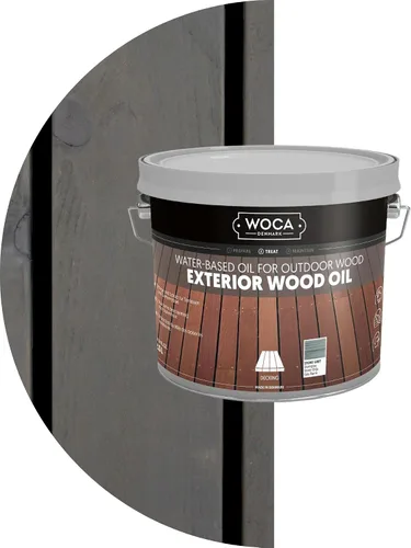 Vista 10 de WOCA Comprobador de aceite de madera exterior de Dinamarca, aceite penetrante a base de agua para superficies de madera al aire libre, muestra