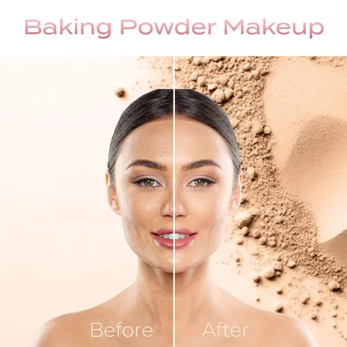Vista 5 de SweetFace Minerals - Polvo de ajuste de arroz ligero (20 gms), polvo fijador difuminante, maquillaje en polvo suelto, polvo facial compacto, polvo