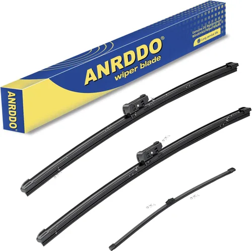 Vista 28 de ANRDDO Repuesto de limpiaparabrisas para limpiaparabrisas Jeep Wrangler