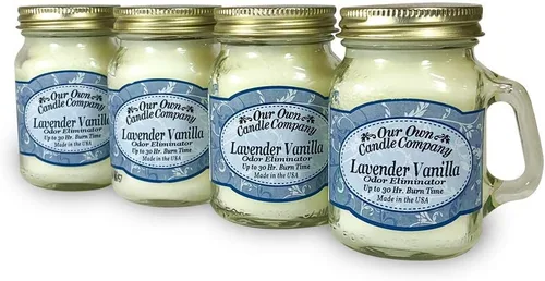 Vista 38 de Grandma's Kitchen - Mini vela perfumada en tarro Mason de Our Own Candle Company, 3.5 onzas (paquete de 4)