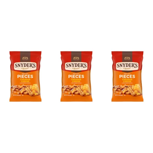 Vista 9 de Snyder's of Hanover Piezas de pretzel con sabor a queso cheddar, 11.25 onzas