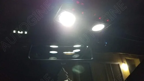 Vista 4 de AUTOGINE Kit de 8 luces LED blancas para interiores Toyota RAV4 2006 2007 2008 2009 2010 2011 2012 súper brillante 6000K luces LED interiores