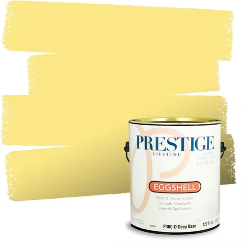 Vista 139 de PRESTIGE Pinturas de pintura exterior e imprimación en uno, 1 galón, plano, combinación comparable de Benjamin Moore* Pila de heno