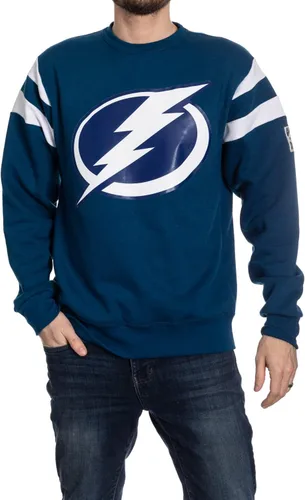 Vista 22 de Calhoun NHL Surf & Skate Varsity - Sudadera de cuello redondo para hombre, estilo retro, colección Coastal