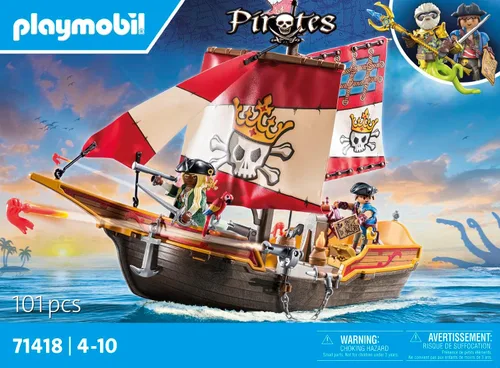 Vista 3 de Playmobil Barco pirata