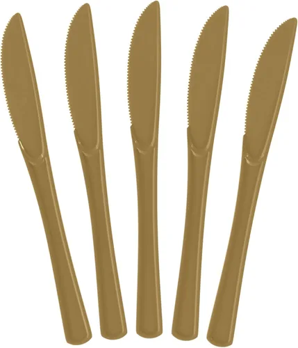 Vista 17 de Party Solids Cuchillos de plástico negro, 100 piezas, tenedores negros, utensilios desechables, juego de cubiertos de plástico resistente