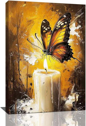 Vista 13 de Kylora Banksy - Arte de pared, imágenes de abeja, pintura de graffiti, impresiones en lienzo de amor, obras de arte enmarcadas para baño