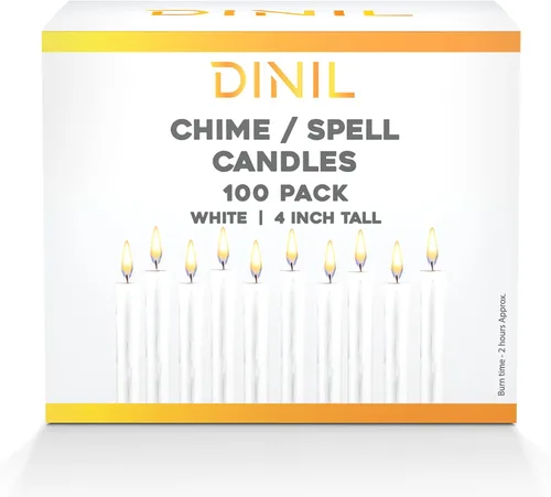 Vista 17 de Dinil Velas de hechizo surtidas, paquete de 100 velas sin perfume de 4 10 colores surtidos