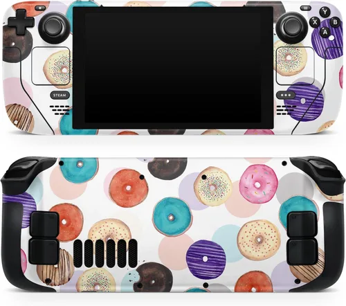 Vista 8 de Design Skinz - Compatible con Steam Deck - Calcomanía protectora de vinilo extraíble resistente a los arañazos - Micro anclajes verde azulado
