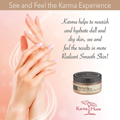 Vista 5 de karma organic Exfoliante exfoliante natural sin crueldad animal para mujer