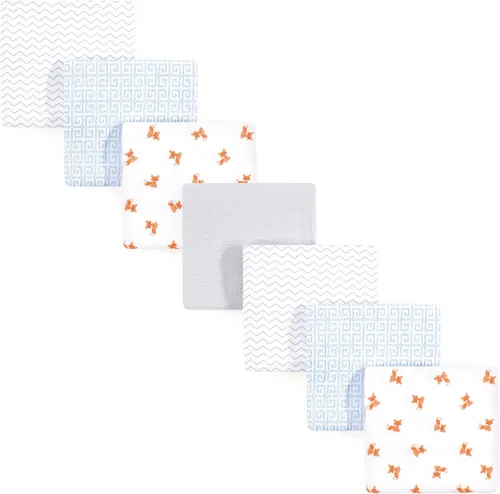 Vista 32 de Luvable Friends Mantas unisex de franela de algodón para bebé, paquete de 84 ABC, talla única