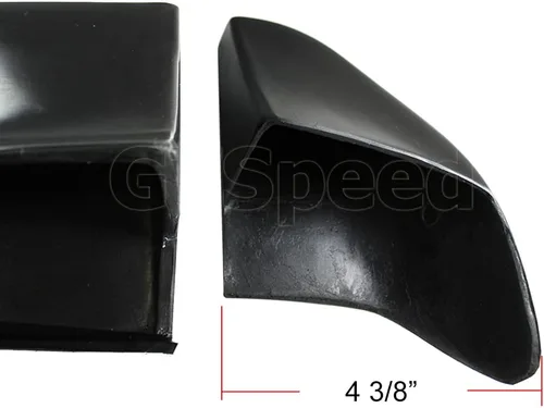 Vista 5 de Compatible/repuesto para alerón trasero de puerta trasera, estilo SS, alerón de ala trasera de poliuretano, compatible con Chevrolet Silverado 1500