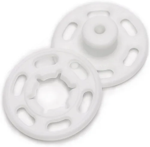 Vista 10 de Betoplin 120 juegos de broches de plástico para coser botones de cierre