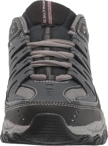Vista 2 de Skechers Afterburn - Tenis con cordones y espuma viscoelástica para hombre