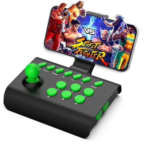 Vista 9 de arVin Arcade Fight Stick Joystick Game Controller for iPhone iOS Android PC Fighting Stick for Nintendo SwitchPS3PS4 Arcade Rocker Gamepad with