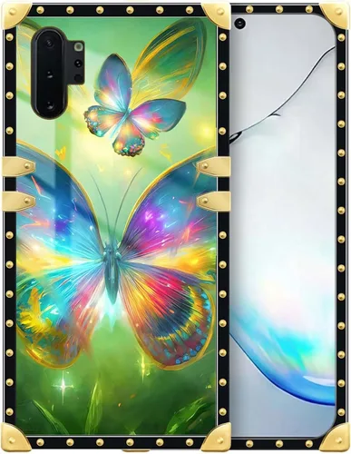 Vista 52 de Funda compatible con Samsung Galaxy S10 4G, TPU suave de lujo y parte trasera de policarbonato duro para niñas y mujeres, funda protectora a prueba