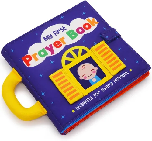 Vista 7 de My First Prayer Book Álbum de fotos de oración personalizado para recién nacido, bebé, bebé, niño pequeño, ahijado, cumpleaños, bautismo, bautismo