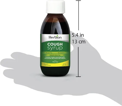 Vista 8 de HERBION Naturals - Jarabe para la tos con miel, 5 onzas líquidas, alivia la tos y alivia el dolor de garganta, optimiza el sistema inmunológico