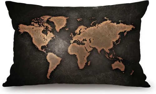 Vista 11 de Fundas de almohada de 12 x 20 pulgadas, decoración rústica de granja, sé feliz, fundas de almohada de algodón y lino, citas inspiracionales con Jcp20
