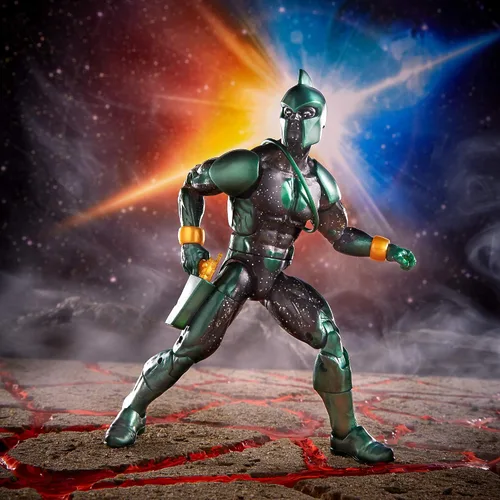 Vista 5 de Marvel Figura de Genis-Vell de 6 pulgadas de Legends para coleccionistas, niños y fans Marvel Legends - Figura de acción de Capitán Marvel de 6